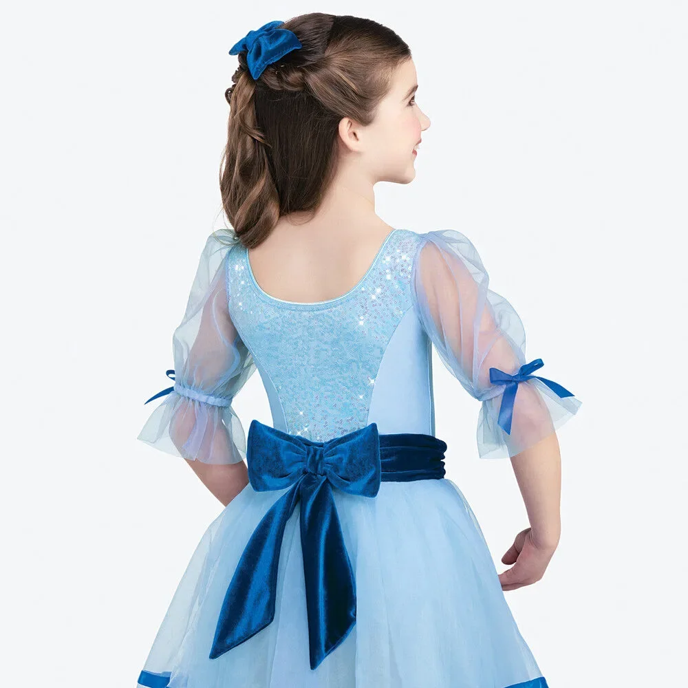 Pre-Owned Dance Costume Revolution RC20886 Large Child Green Tutu Ballet Sequin